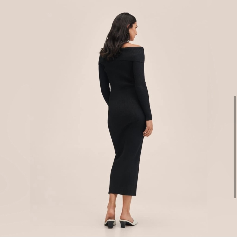 MANGO NWT Sweater Dress - Scoop Neck - Picture 4 of 5